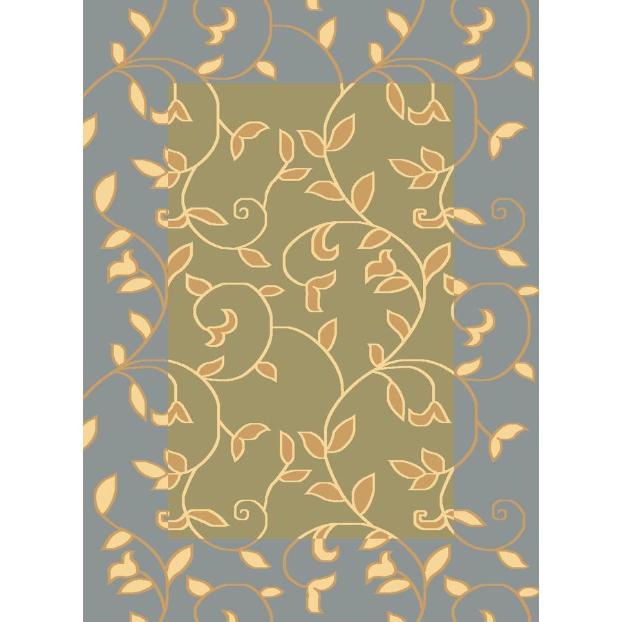 Rugs America 22233 Torino Rectangular Green Transitional Woven Accent Rug (Common: 2-ft x 3-ft; Actual: 24-in x 35-in)