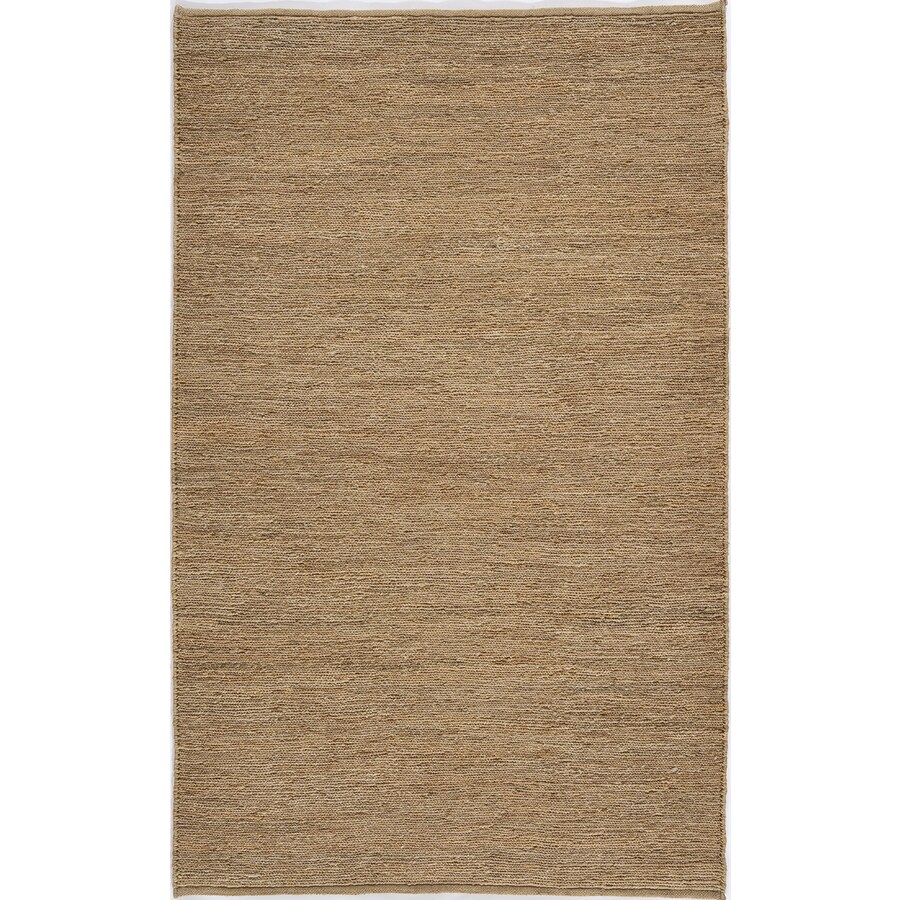 Rugs America 22784 Chelsea 18-in x 27-in Rectangular Cream Solid Jute Accent Rug
