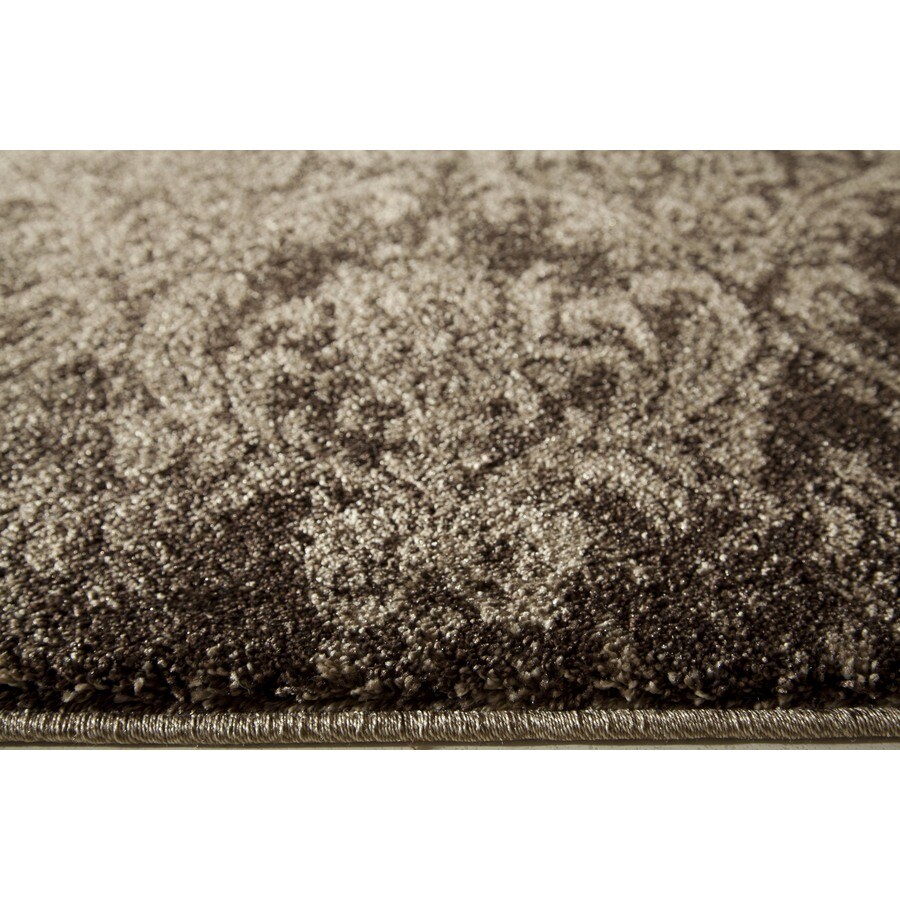 Rugs America Hudson 5 X 8 (ft) Tan Damask Geometric Area Rug at Lowes.com
