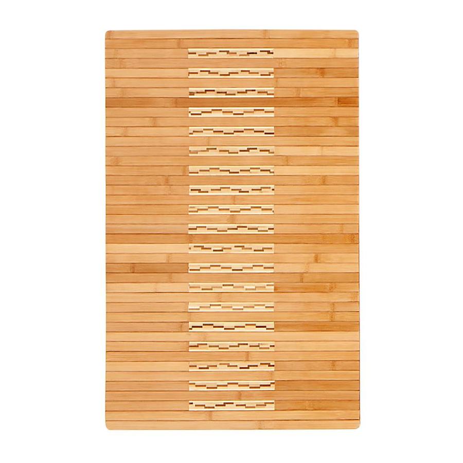 Anji Mountain 32 In X 20 In Bamboo Bath Mat At Lowes Com