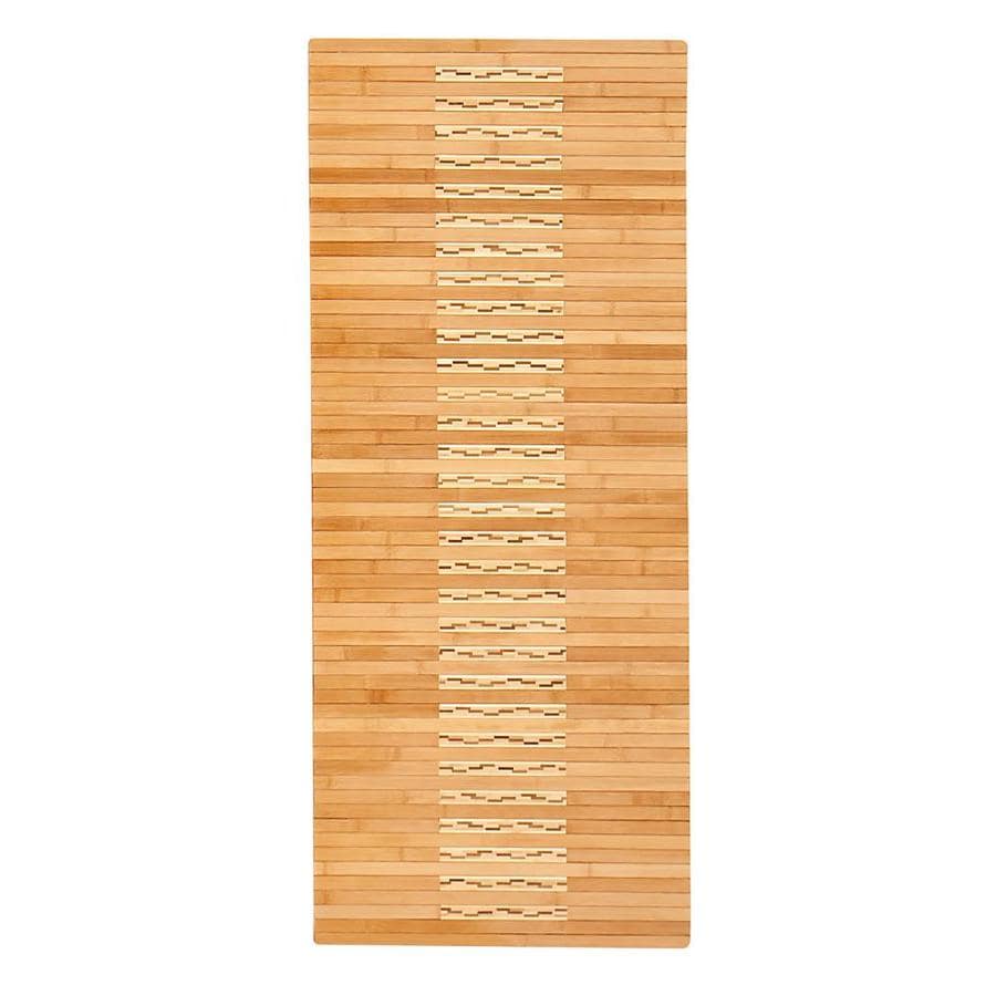 Anji Mountain 48 In X 20 In Bamboo Bath Mat At Lowes Com