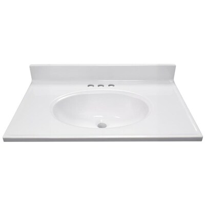 Us Marble 19 In X 31 White Vanity Top With Single Sink Us Marble 19 In X 31 White Vanity Top With Single Sink