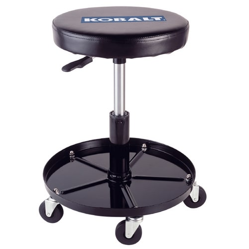 Kobalt Adjustable Stool with Wheels in the Creepers & Work Seats ...