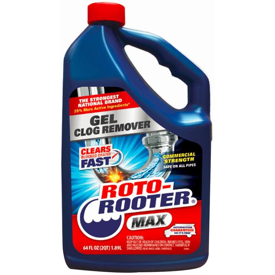 Shop Roto Rooter 64-fl oz Drain Cleaner Pour Bottle at Lowes.com