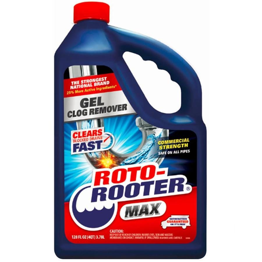 Roto Rooter 128-fl oz Drain Cleaner Pour Bottle at Lowes.com