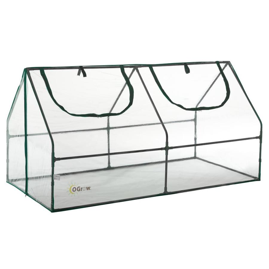 Ogrow 5.92ft L x 3ft W x 3ft H Clear Greenhouse Kit in the