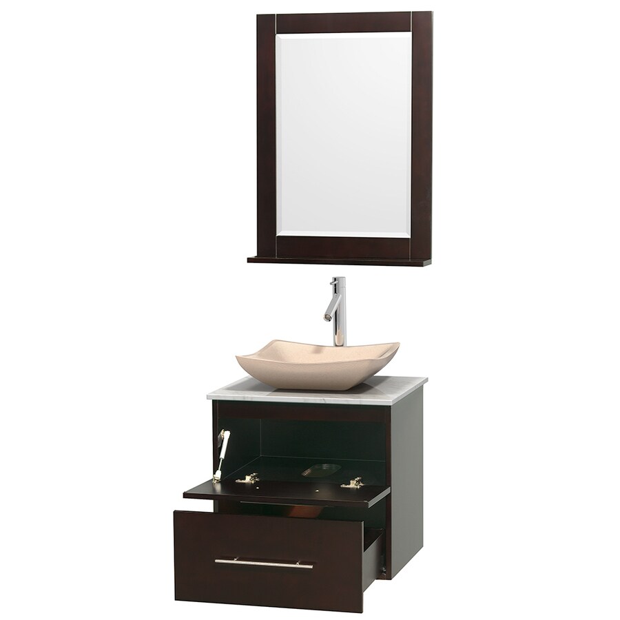 Wyndham Collection WCVW00924SESCMGS2M24 Bath-Vanity-Combo - View #2