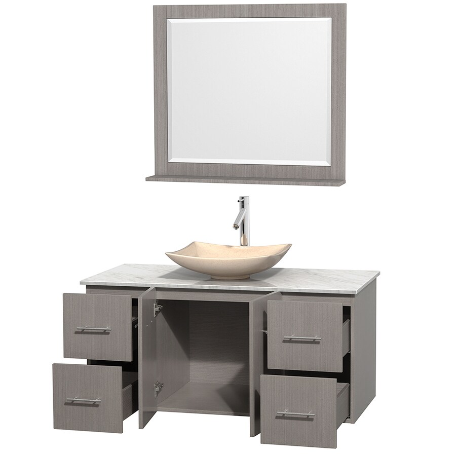 Wyndham Collection WCVW00948SGOCMGS5M36 Bath-Vanity-Combo - View #2