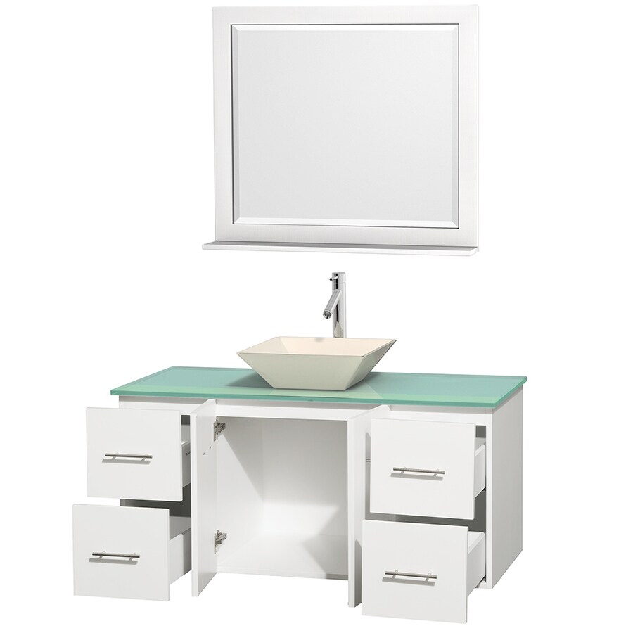 Wyndham Collection WCVW00948SWHGGD2BM36 Bath-Vanity-Combo - View #2