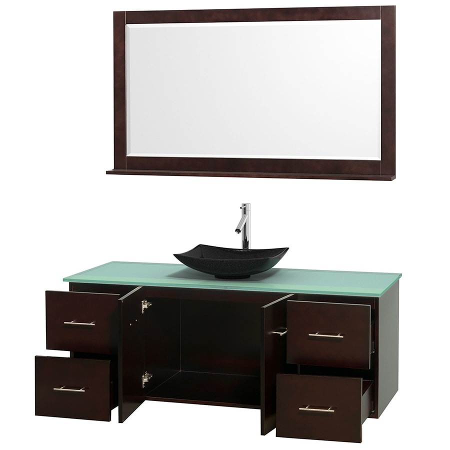 Wyndham Collection WCVW00960SESGGGS4M58 Bath-Vanity-Combo - View #2