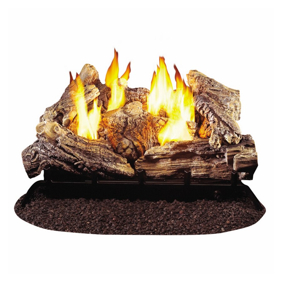 Style Selections 30 Montana Vent Free Gas Logs At Lowes Com