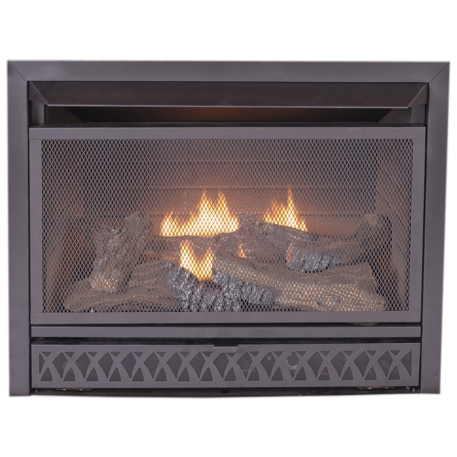 Procom 28 75 In W 26 000 Btu Black Vent Free Dual Burner Gas