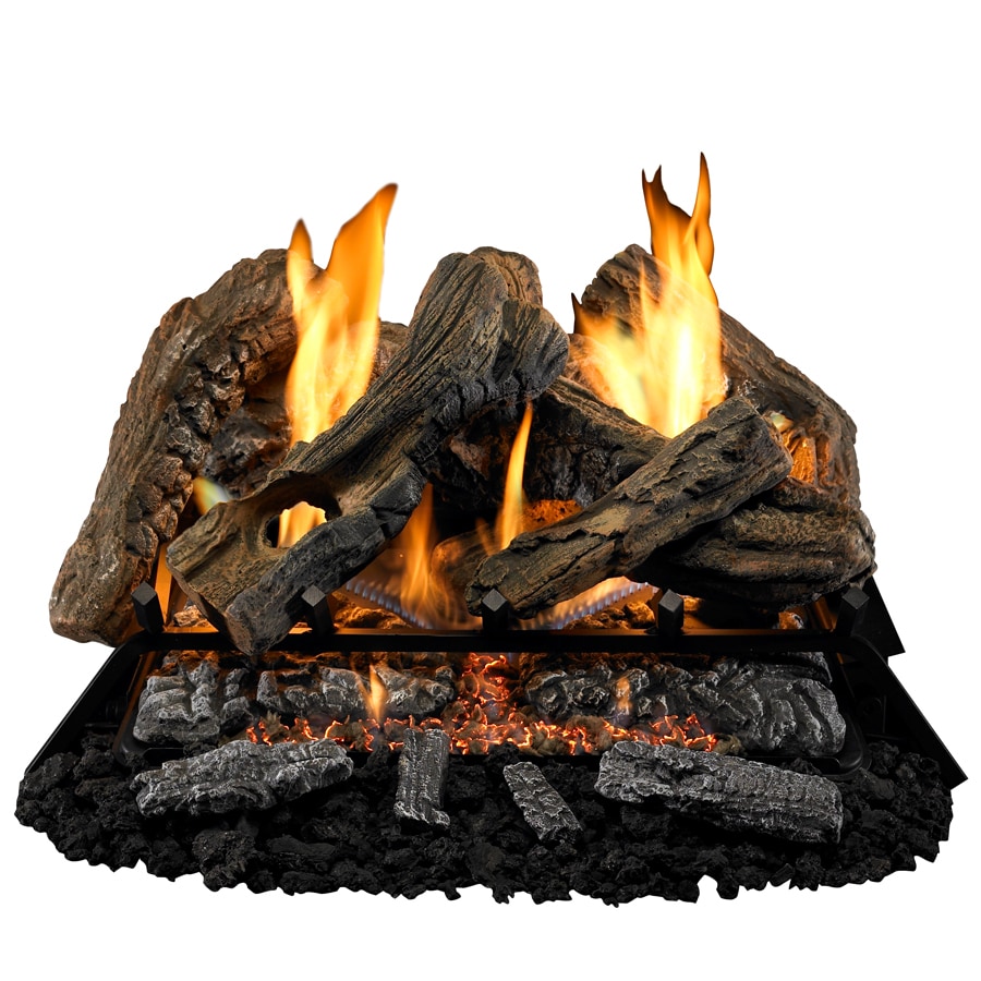 Cedar Ridge Hearth 28 In 23 In Vent Free Gas Fireplace Logs At