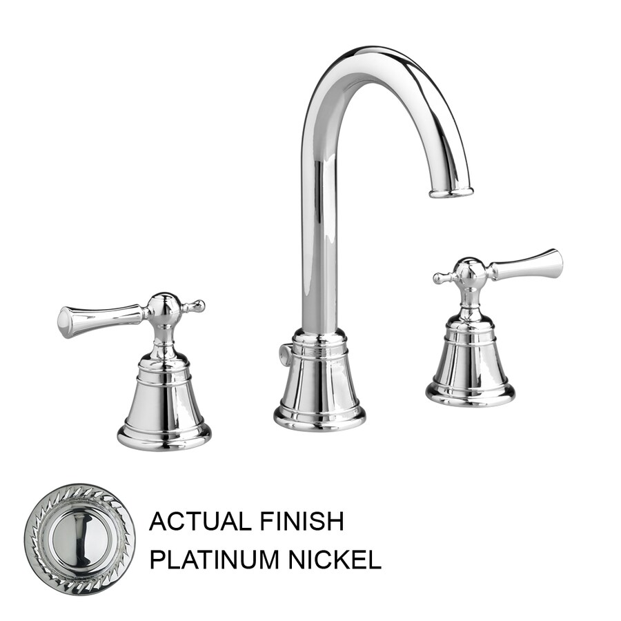 JADO Hatteras Platinum Nickel 2handle Widespread WaterSense Bathroom