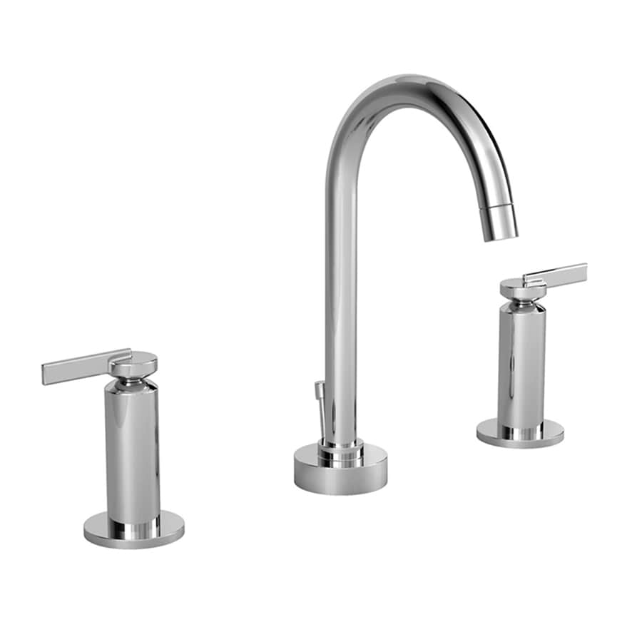 JADO Stoic Platinum Nickel 2-handle Widespread WaterSense Bathroom Sink ...