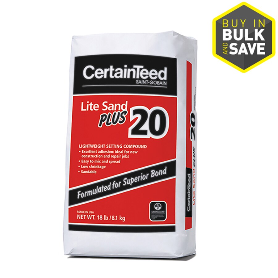 CertainTeed Lite Sand Plus 18lb Finishing Drywall Joint Compound at