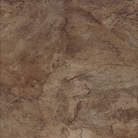 Style Selections Canyon 7-Pack Espresso 18-in x 18-in Porcelain Floor and Wall Tile (Common: 18-in x 18-in; Actual: 17.72-in x 17.72-in)