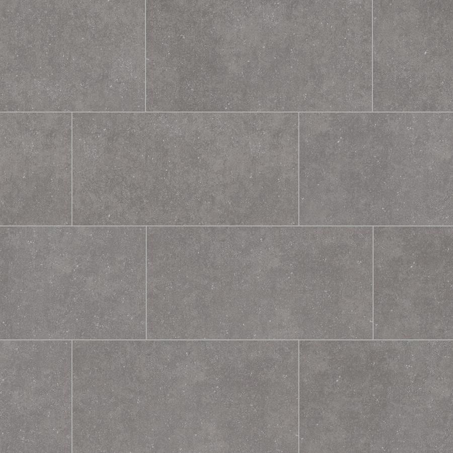 Style Selections Mitte Gray 12 in x 24 in Porcelain Floor 