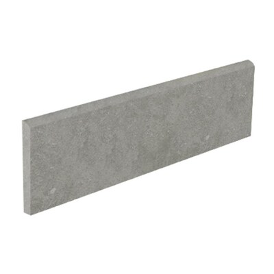 Style Selections Mitte Gray Porcelain Bullnose Tile (Common: 3-in x 12