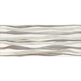 Del Conca Waves Multi 8-in x 20-in Ceramic Encaustic Wall Tile (Common: 8-in x 20-in; Actual: 7.87-in x 19.68-in)