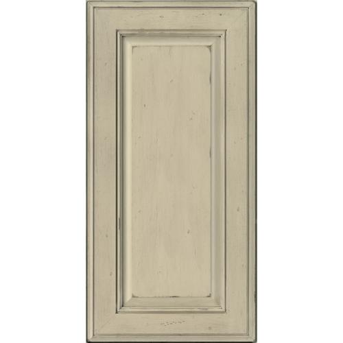 KraftMaid Jamestown Maple Papyrus Aged Paint 15in x 15in