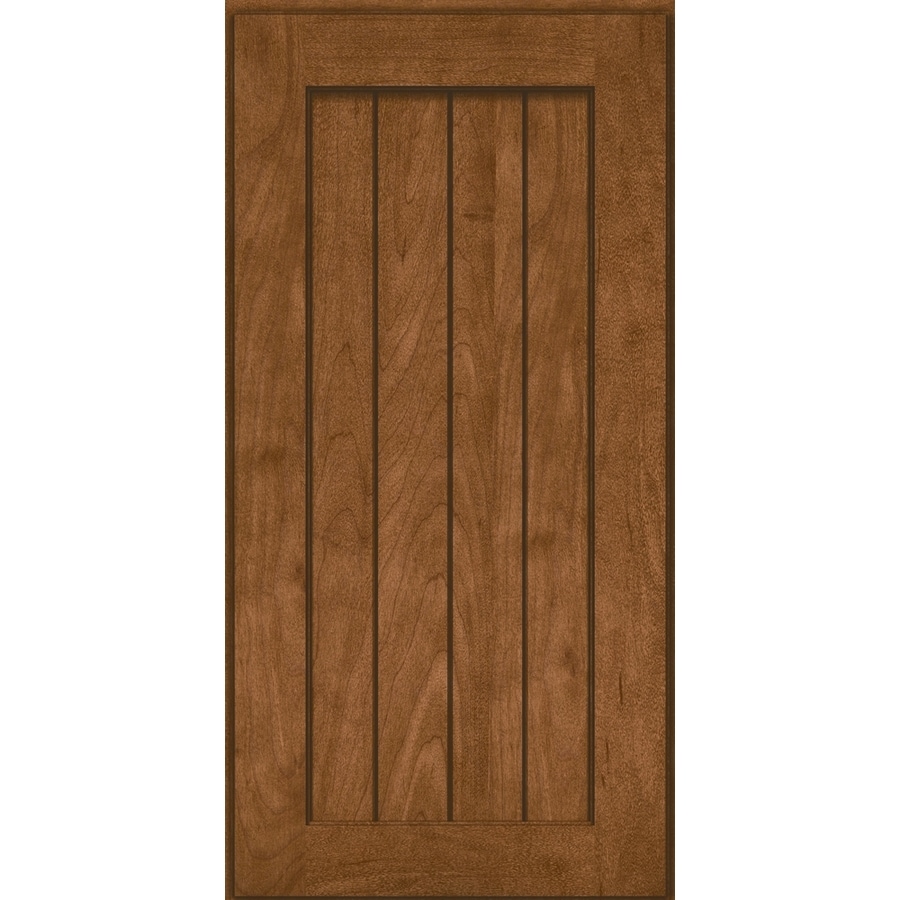 KraftMaid Salem Maple Chocolate Stain 15-in x 15-in Cabinet Sample Door at Lowes.com