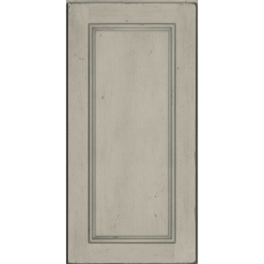 Kraftmaid Lowell Maple Concrete Aged Paint 15 In X 15 In Cabinet