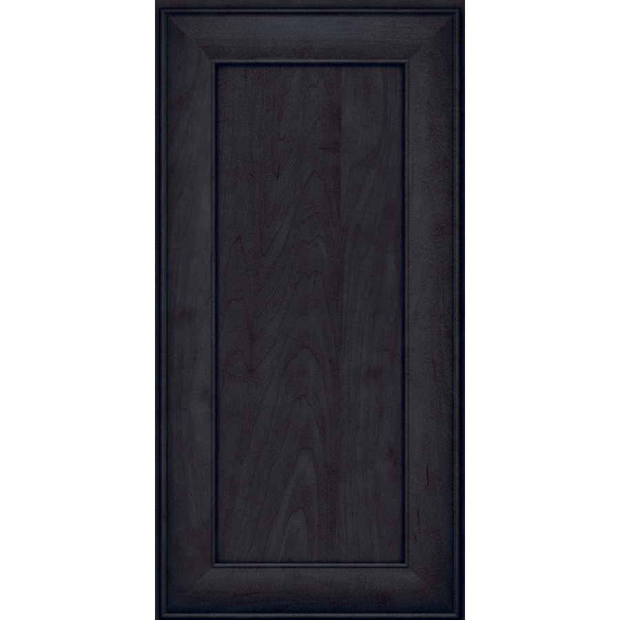 KraftMaid Jayden Maple Slate Stain 15-in x 15-in Cabinet Sample Door in ...