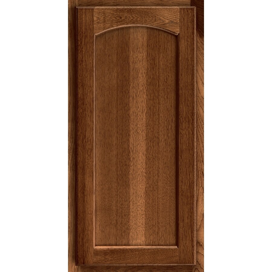 Kraftmaid Gentry Hickory Roman Half Overlay Sunset Stain 15 In X