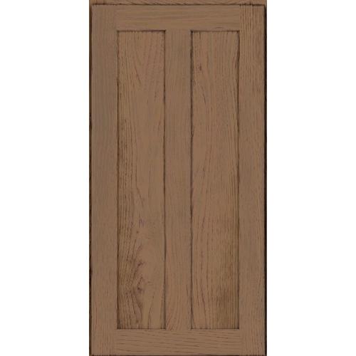 KraftMaid Kirkland Hickory Husk Stain 15-in x 15-in Cabinet Sample Door ...