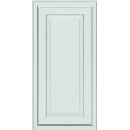 KraftMaid Carrington Maple Surfside Paint 15in x 15in Sample Door in the Kitchen