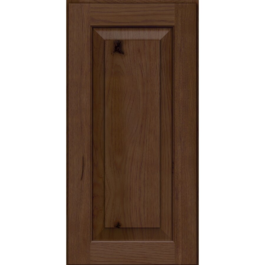 Kraftmaid Dakota Rustic Hickory Saddle Stain 15 In X 15 In Cabinet