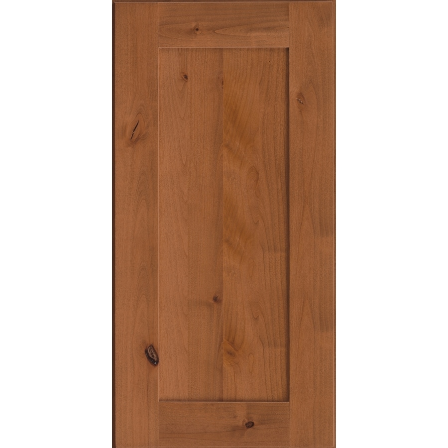 KraftMaid Durham Rustic Alder Ginger Stain 15 In X 15 In Cabinet Sample   802795041677 