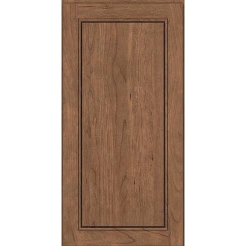 KraftMaid 15-in W x 15-in H x D Husk Cherry Kitchen Cabinet Sample in ...