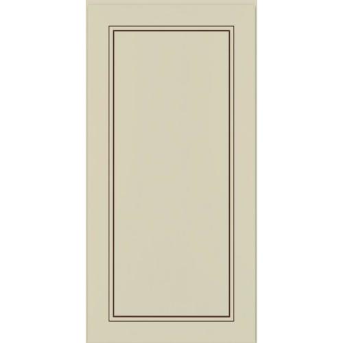 KraftMaid Provence Maple Linen W/Cocoa Highlight Paint Highlight 15in