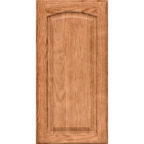 KraftMaid Montclair Oak RomanFull Honey Spice Stain 15in x 15in