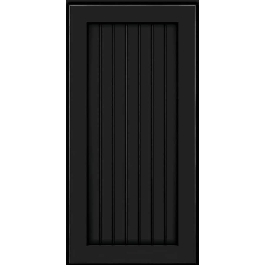 Beadboard Black Kitchen Cabinet Samples At Lowes Com