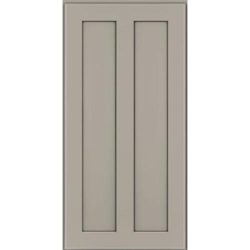 KraftMaid Kirkland Maple Pebble Grey W/Cocoa Highlight Paint Highlight