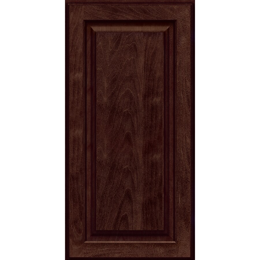 KraftMaid Montclair Maple SquareFull Peppercorn Stain Suede 15in x 15