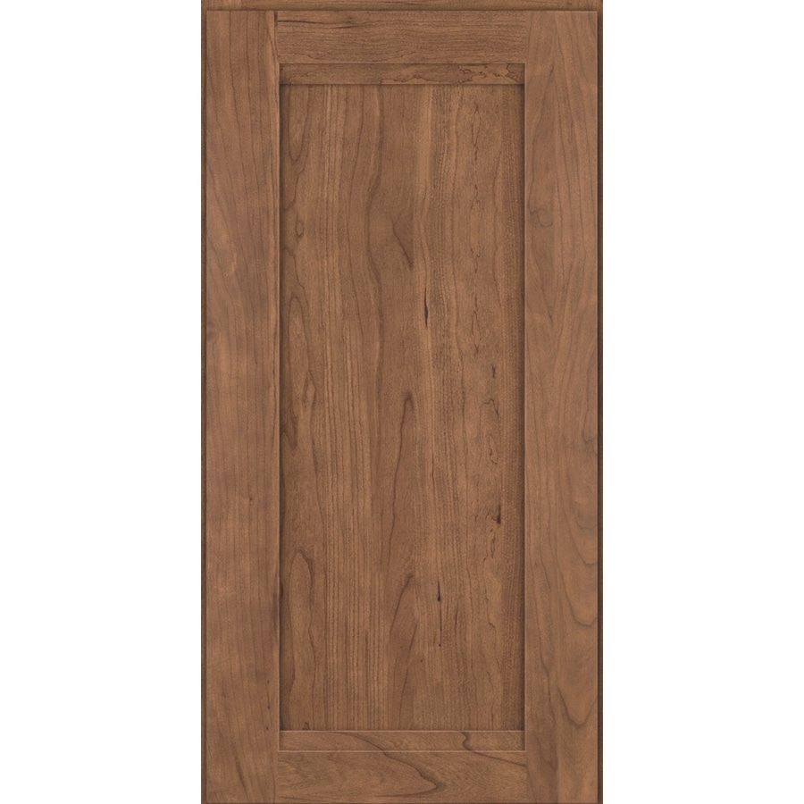 KraftMaid Sonata Cherry Husk Stain Suede 15-in x 15-in Cabinet Sample ...