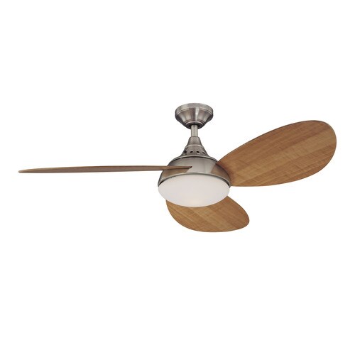 Harbor Breeze 52 In Avian Brushed Nickel Ceiling Fan With Light Kit At Lowes Com