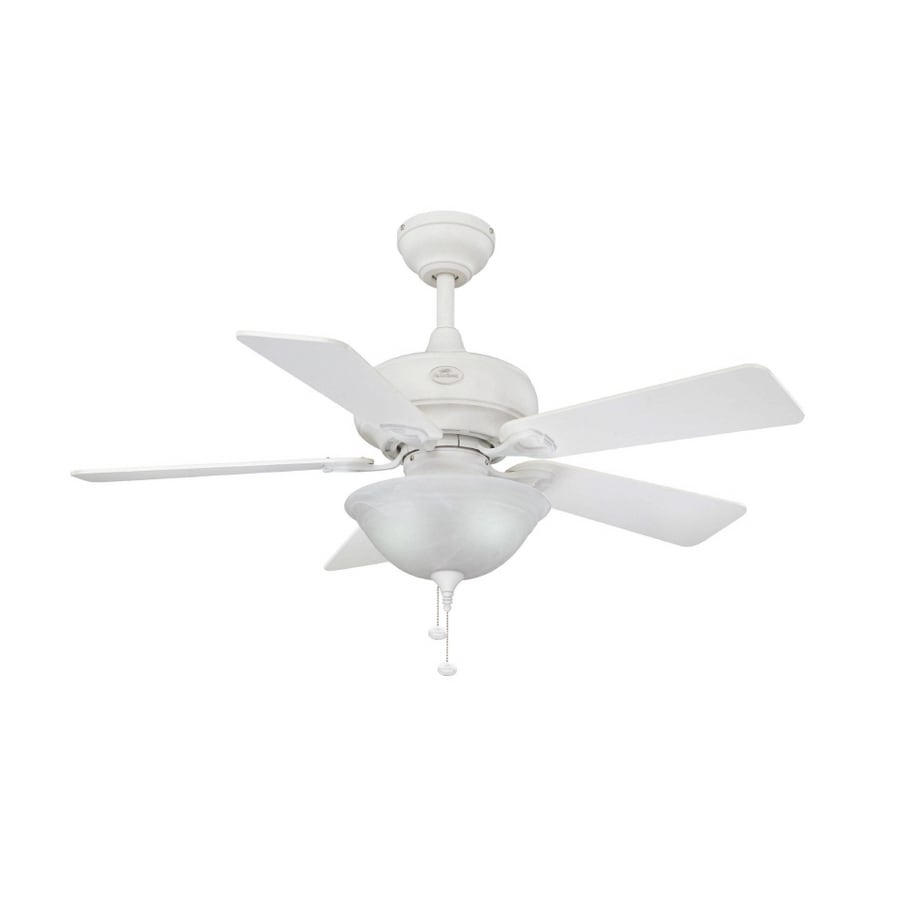 Harbor Breeze 44 Weston Ii Ceiling White Ceiling Fan At Lowes Com