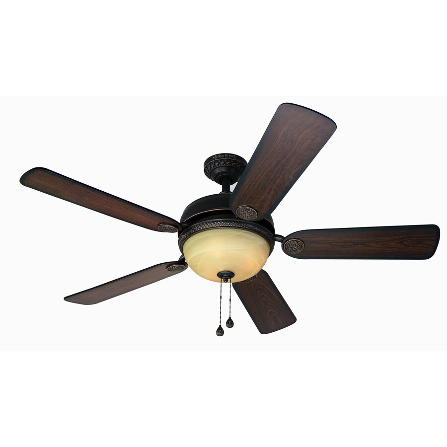 Harbor Breeze 52in Laurel Glen Oil Rubbed Bronze Ceiling Fan with