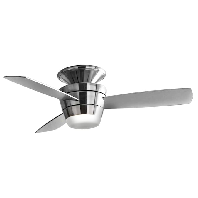 Allen Roth Drp A R 44in Mazon Brushed Nic In The Ceiling Fans Department At Com - Allen And Roth Ceiling Fan Light Bulb Replacement