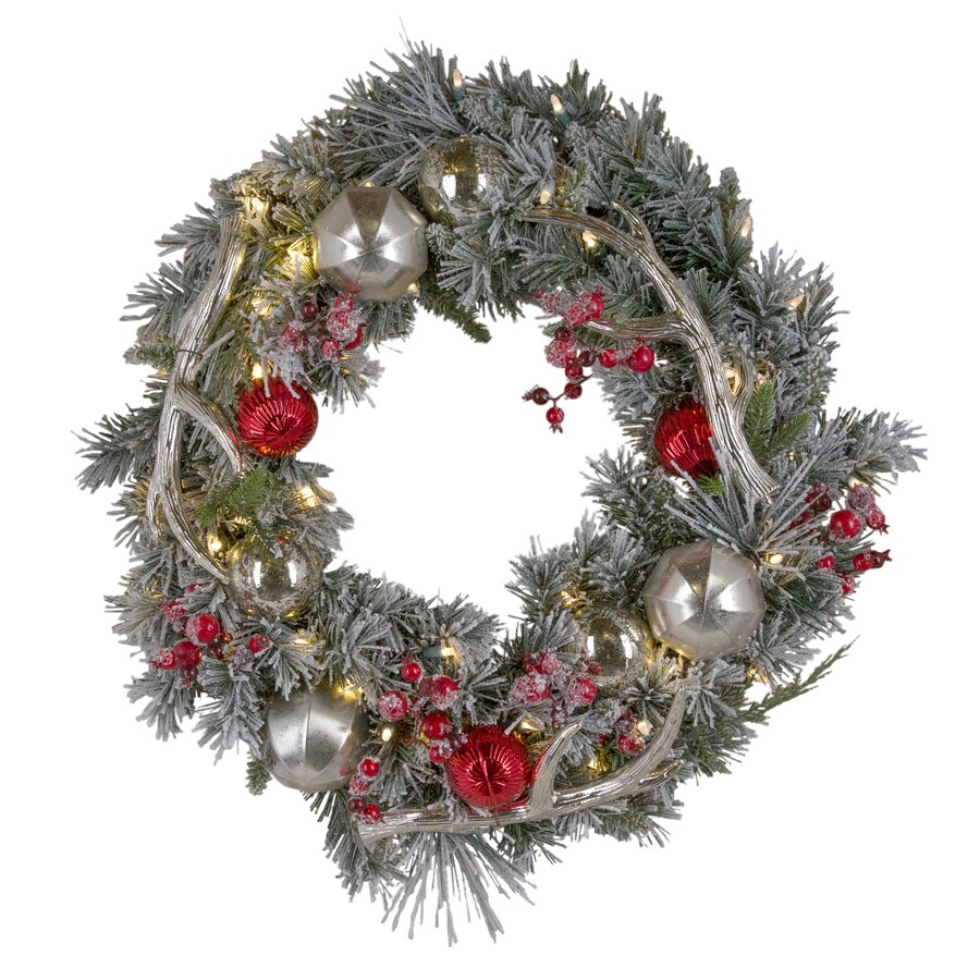 GE 30in PreLit Outdoor BatteryOperated Green Mixed Pine Artificial