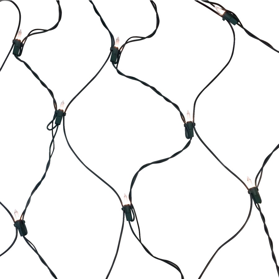 GE StayBright 100 LED Net-style 20 sq Feet 5 x 4 Ft Net Christmas Lights 477590