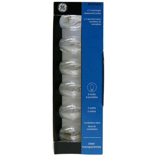 Ge White Incandescent C7 String Light Bulbs At Lowes Com