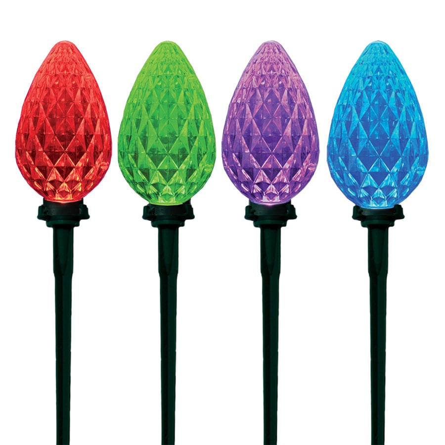 Shop GE 8-Marker Color Changing LED Plug-in Light Bulb Christmas ...