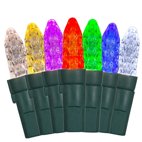 GE Color Effects 100-Count 33-ft Multi-Function Warm White Color