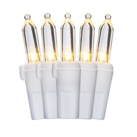 GE StayBright 300-Count White Mini LED Plug-In Christmas Icicle Lights